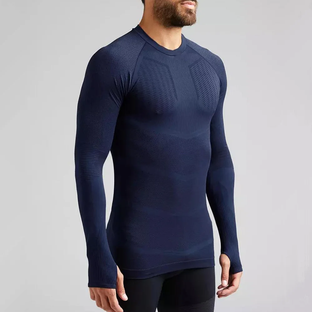 Компрессионная быстросохнущая футболка мужская спортивная для бега