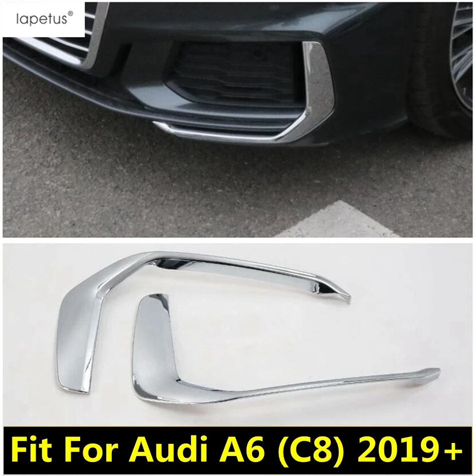 Аксессуары Lapetus подходят для Audi A6 C8 2019 2021 ABS передняя головка Противотуманные фары