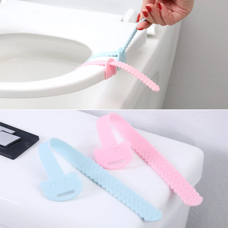 

Ручка приспособление для подъема сиденья унитаза, Складная Силиконовая накладка на сиденье, портативное подъемное устройство для унитаза ...