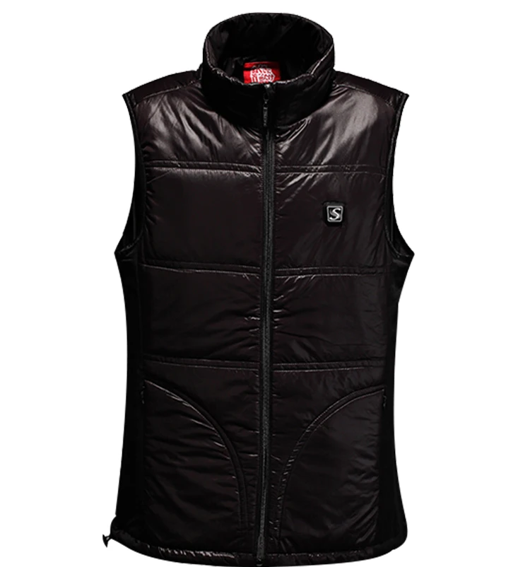 Спаситель 5V батарея с подогревом жилет открытый рабочий углеродного волокна