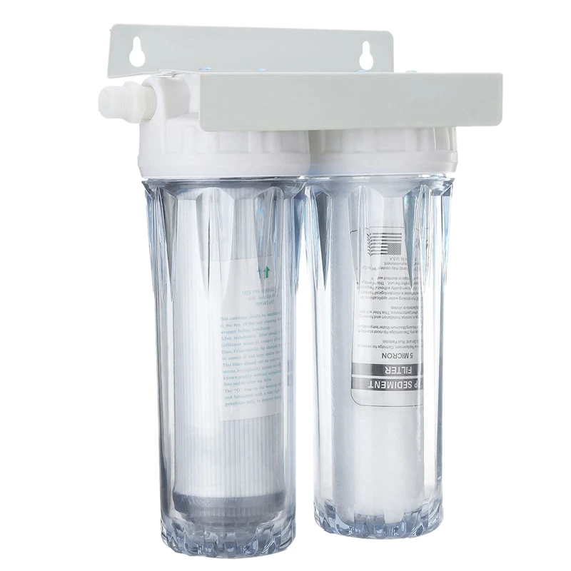 10 Inch Dual Dual Reverse Osmosis Faucet Tap Water Filter Health Purifier Cartridge Home Kitchen
