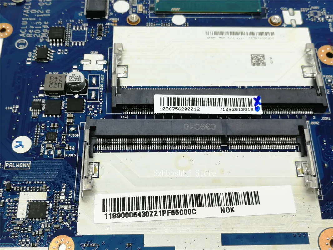 FRU 90006430 ноутбук материнская плата для Lenovo G40-70 ACLU1/ACLU2 NM-A271 материнской платы W/SR1E8 3558U Процессор 2 Гб DDR3 тестирования работы