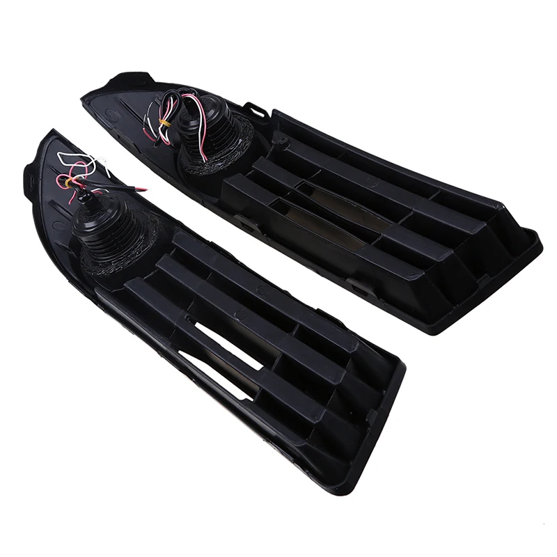 POSSBAY Front Bumper Grille Fog Light Lamp with Angle Eye for VW Polo MK4 9N3 2005-2009 Facelift LED Car Lights | Автомобили и