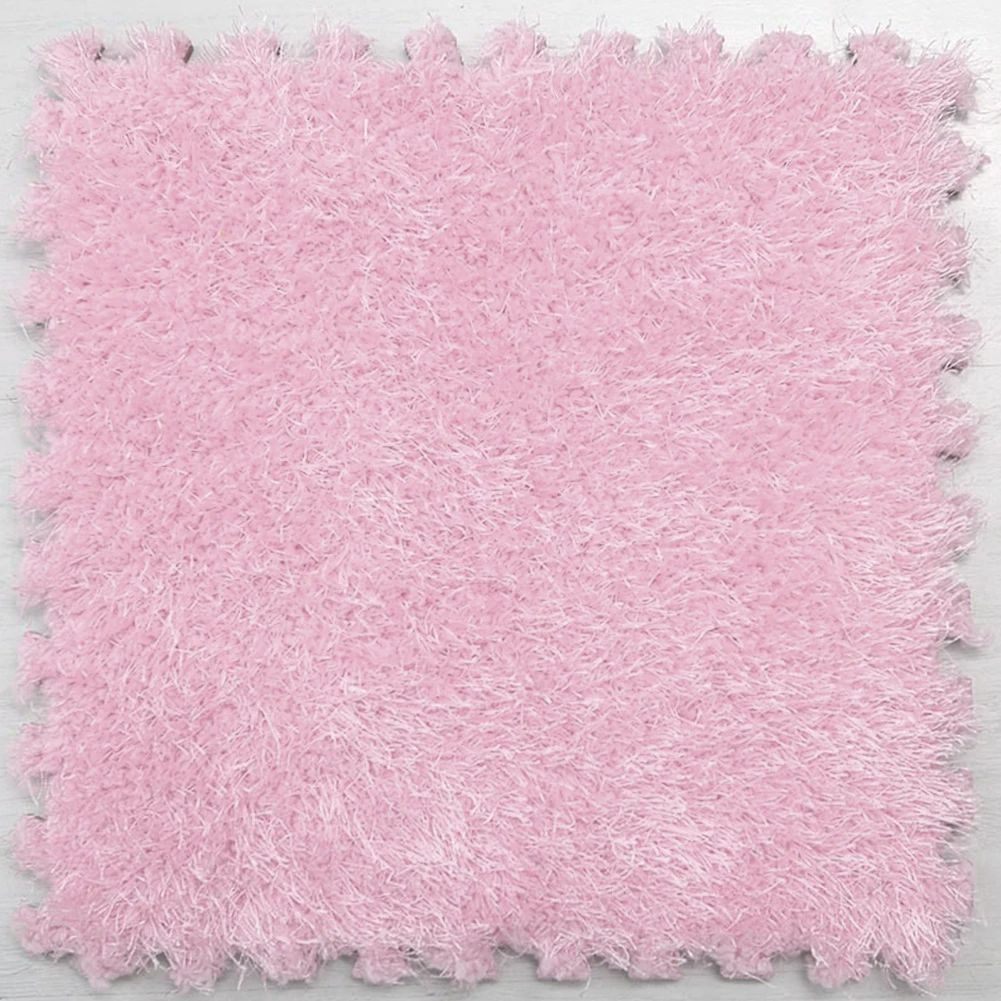Плюшевый коврик ковер лобзик теплое лохматое мягкое противоскользящее покрытие