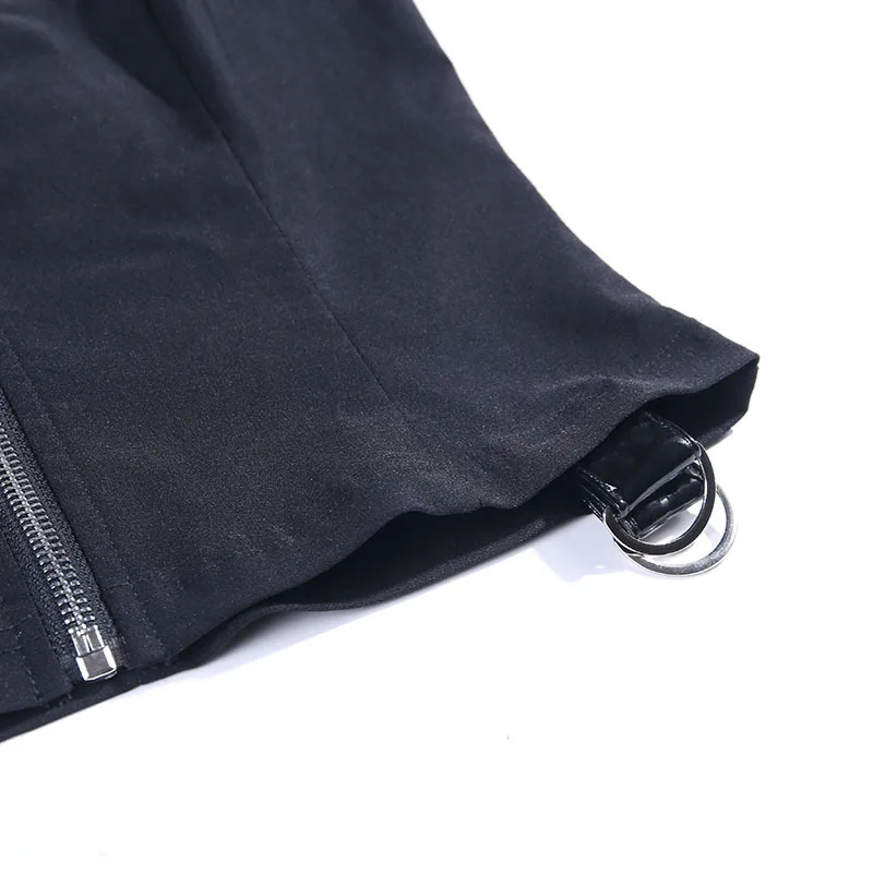 Летние готические уличные шикарные сексуальные Клубные панк черный кулон с