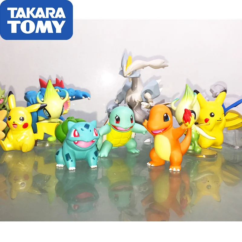 

Экшен-фигурки TAKARA TOMY, Покемон, MC, чармандер, булбазавр, Сквиртл, коллекции Детские модельные игрушки