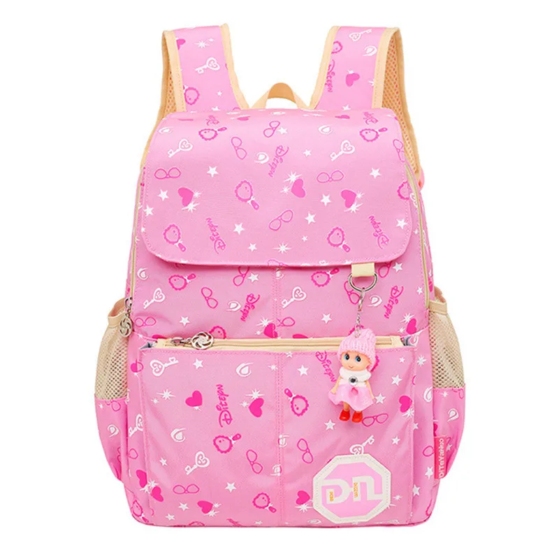 3pcs/set Printing School Bags For Girls Schoolbag Fashion School Backpacks For Children Kids Travel Bag Bagpack mochilas
