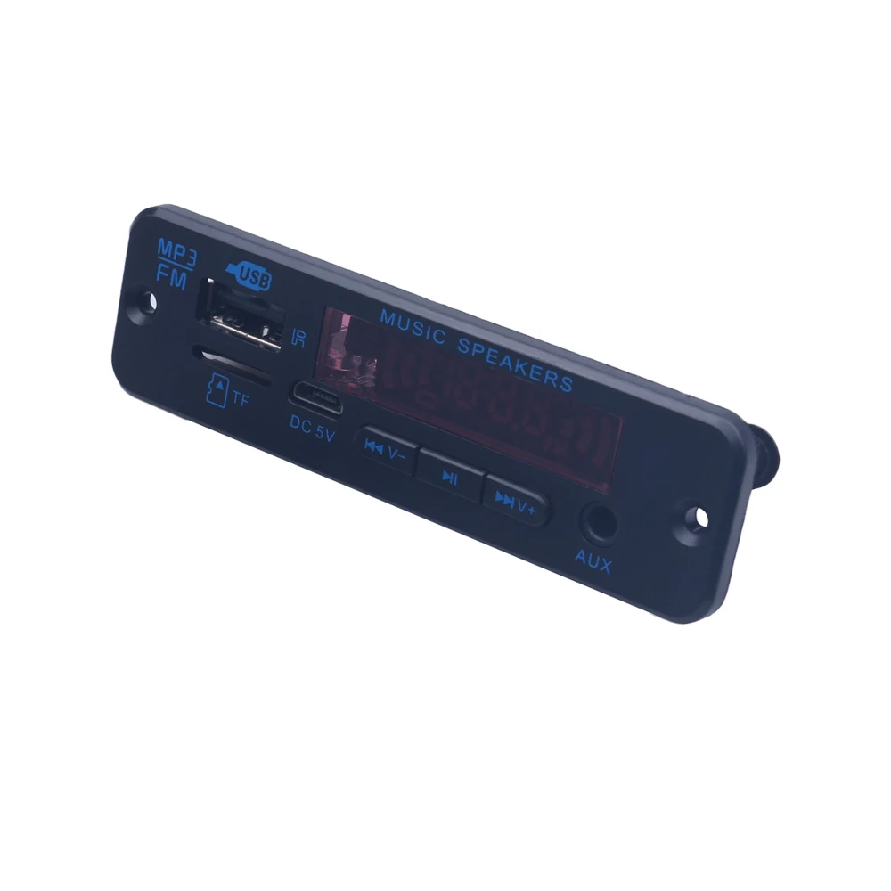 MP3 декодер цветной экран USB модуль записи FM AUX радио динамик | Электроника