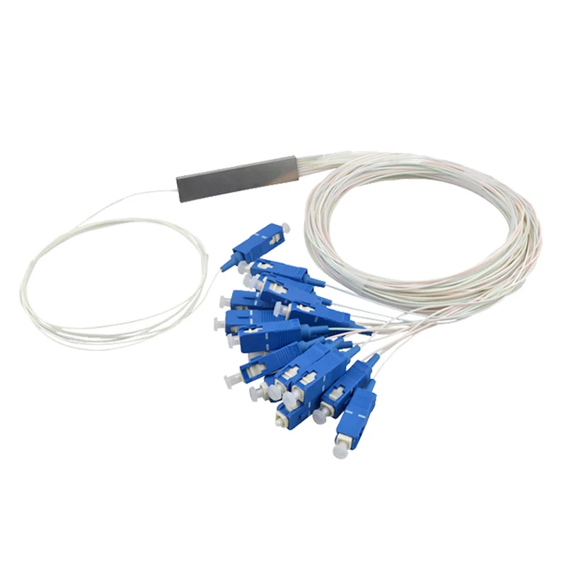 20 PCS/Lot 1X16 PLC SC/UPC SM Singlemode Mini Module 0.9mm G657A1 PVC 1m FTTH Blockless Fiber Optic Splitter | Мобильные телефоны и