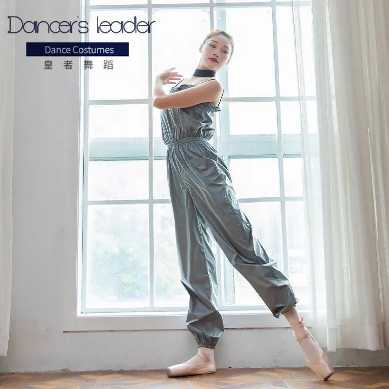 

Ballet Warm-up Pants Sweating Training Pants Adult Dance Clothes Shape Weight Loss Pants Suspenders Wood Ear Ballet Pants