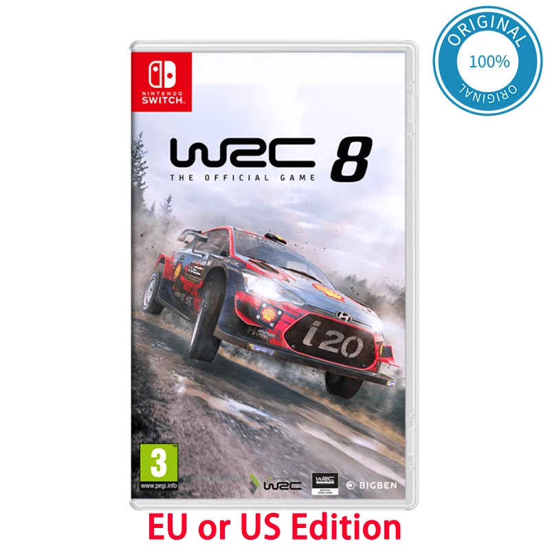 

Nintendo Switch Game Deals - WRC 8 FIA World Rally Championship - Games Physical Cartridge - EU/US Edition Random Shipment