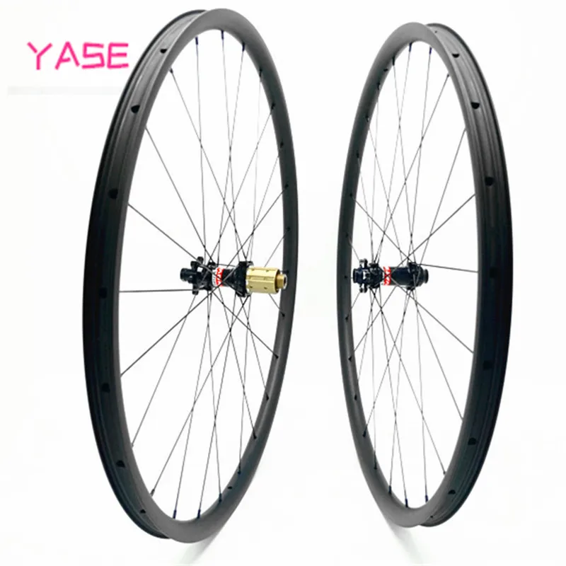 Ультралегкие Углеродные дисковые колеса YASE 29er XC для горного велосипеда 30x25 мм
