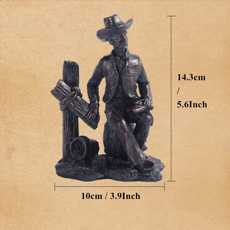 Украшения для дома аксессуары 5 6 ''Смола винтажная фигурка Американский