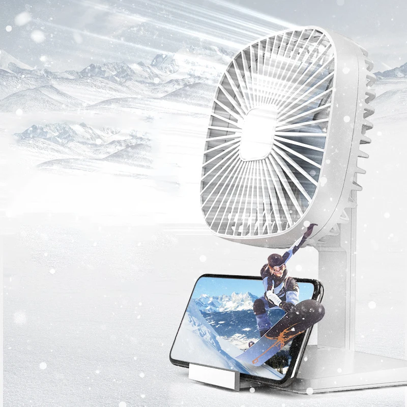 

New portable removable large capacity 6-inch shaking head desktop fan