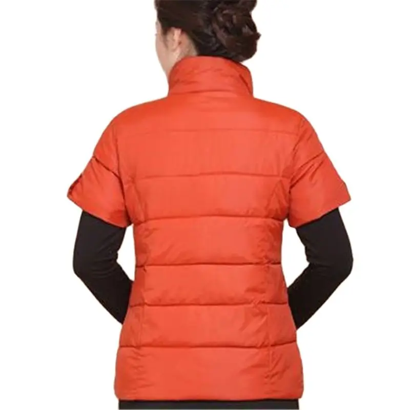 Женский осенне зимний толстый пуховой жилет женский весенний большой теплый