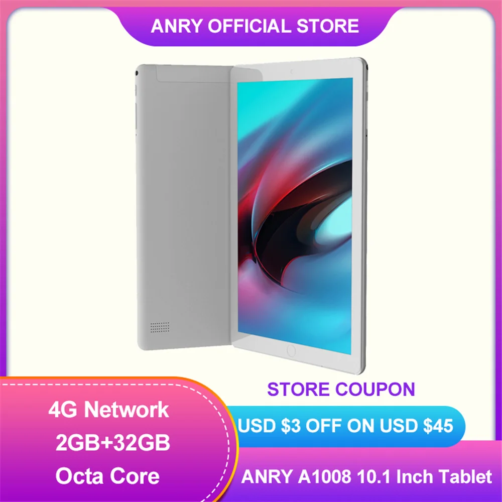 10 дюймовый планшетный ПК с системой андроида и 8 1 Octa Core 2Гб Оперативная память 32 GB