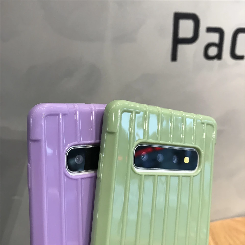 Горячий бронированный противоударный чехол для багажника Samsung Galaxy S10 Plus S10E S9 S8 Note