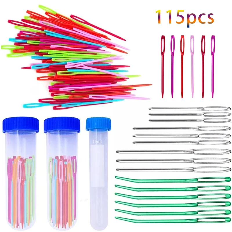 Большие тупые иглы и изогнутая Гобеленовая игла LMDZ крупные швейные вязание