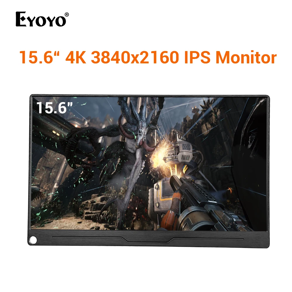 Eyoyo EM15L 15," портативный игровой монитор 4K HDR 3840X2160 ips ЖК-экран HDMI usb type C для ПК ноутбука телефона PS4 переключатель xbox