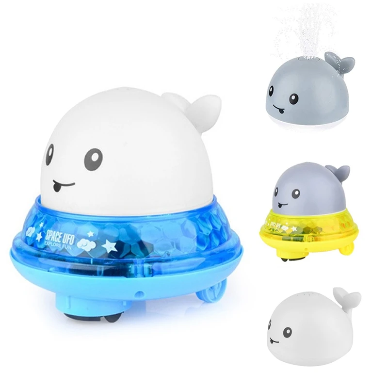 

Spray Whale Baby Bath Toys, Whale Induction Spray Water Toy with LED Colorful Light Automatic Induction