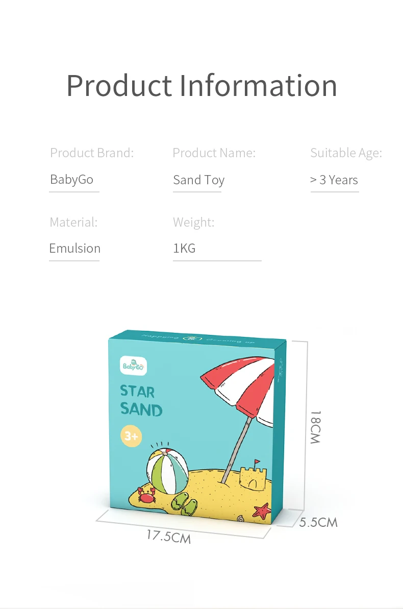 BabyGo 1 кг Крытый игровой песок Дети DIY игрушки натуральный латекс развивающие без пигмента глина волшебный пляж Космический песок для детей