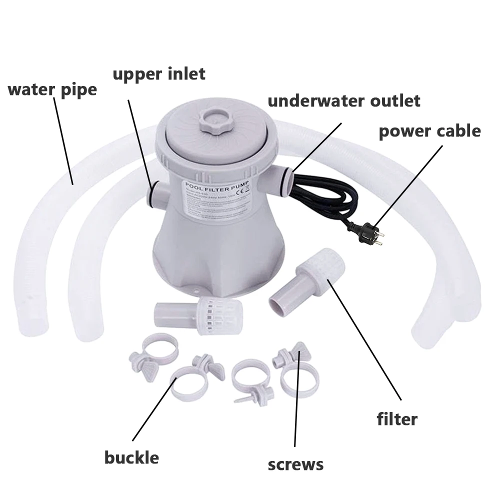 220 В очиститель для бассейна Электрический масляный фильтр сердечник насос