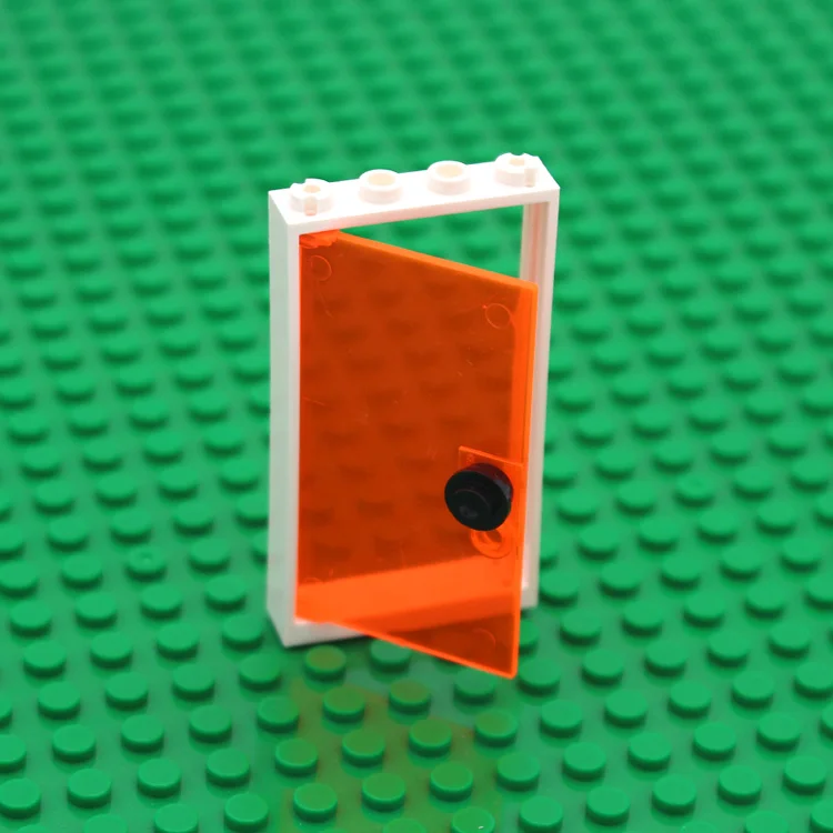 picture show 30pcs Кубики Moc Ландшафтная архитектура двери и окна DIY Интеллектуальный блок совместим со сборками частиц my city window - Цвет: picture show 30pcs