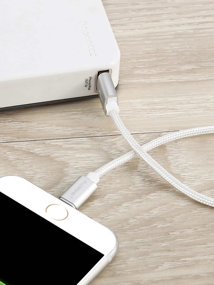 FLOVEME USB кабель для iPhone 8 7 Plus X 5 V/2.1A 1 м кабель Micro-USB в оплетке для Xiaomi 4X для samsung S8 S9 type C зарядное устройство