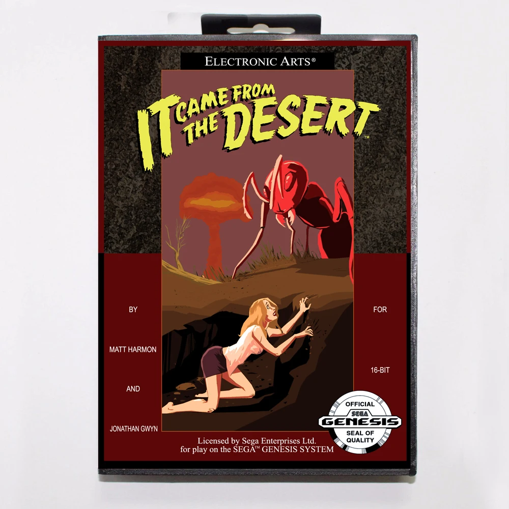 Пришло из пустыни 16 бит MD игровая карточка с розничной коробкой для Sega