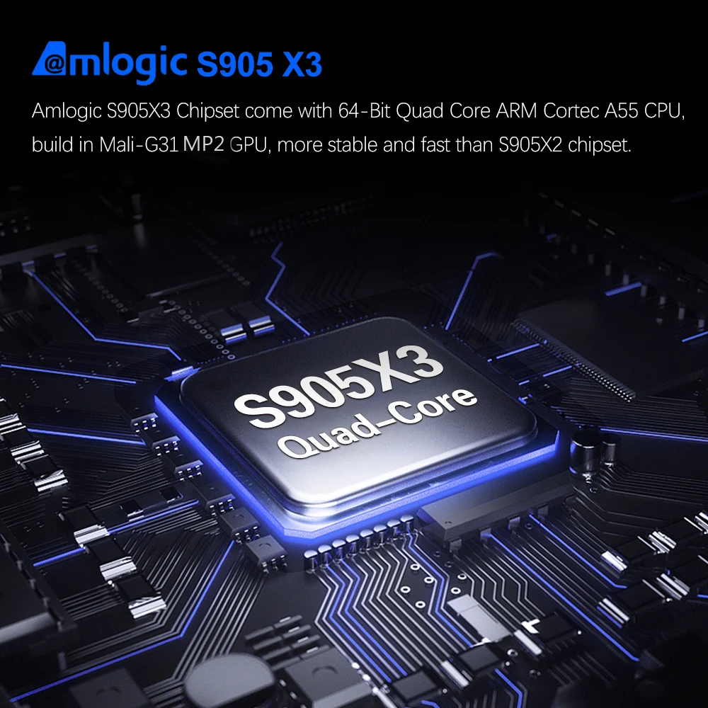 ТВ бокс Vontar 5G Wi Fi TOX1 Android 9 0 Amlogic S905X3 4 Гб ОЗУ 32 ПЗУ BT 1000 м 4K HD медиаплеер приставка