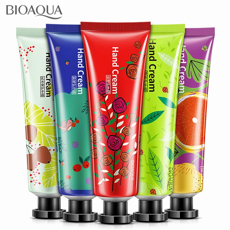 BIOAQUA 5 шт./лот растительный экстракт ароматный крем для рук увлажняющий