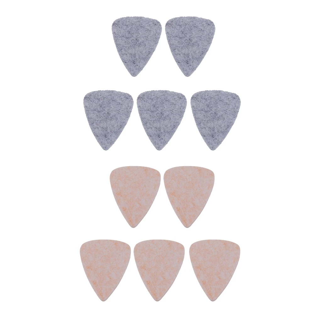 

Pack of 5 Felt Classical Guitar Plectrums Picks Replacement Musical Instrument Parts