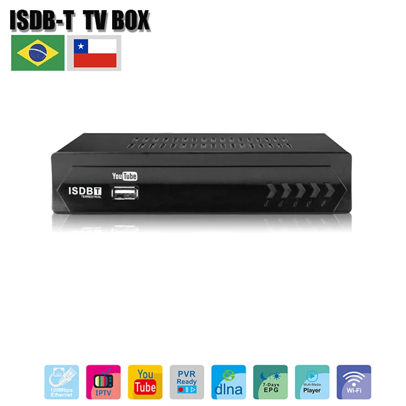 Vmade M5 ISDB T Бразилия TV BOX H.264 Поддержка wifi/youtube/Cast screen приемник для