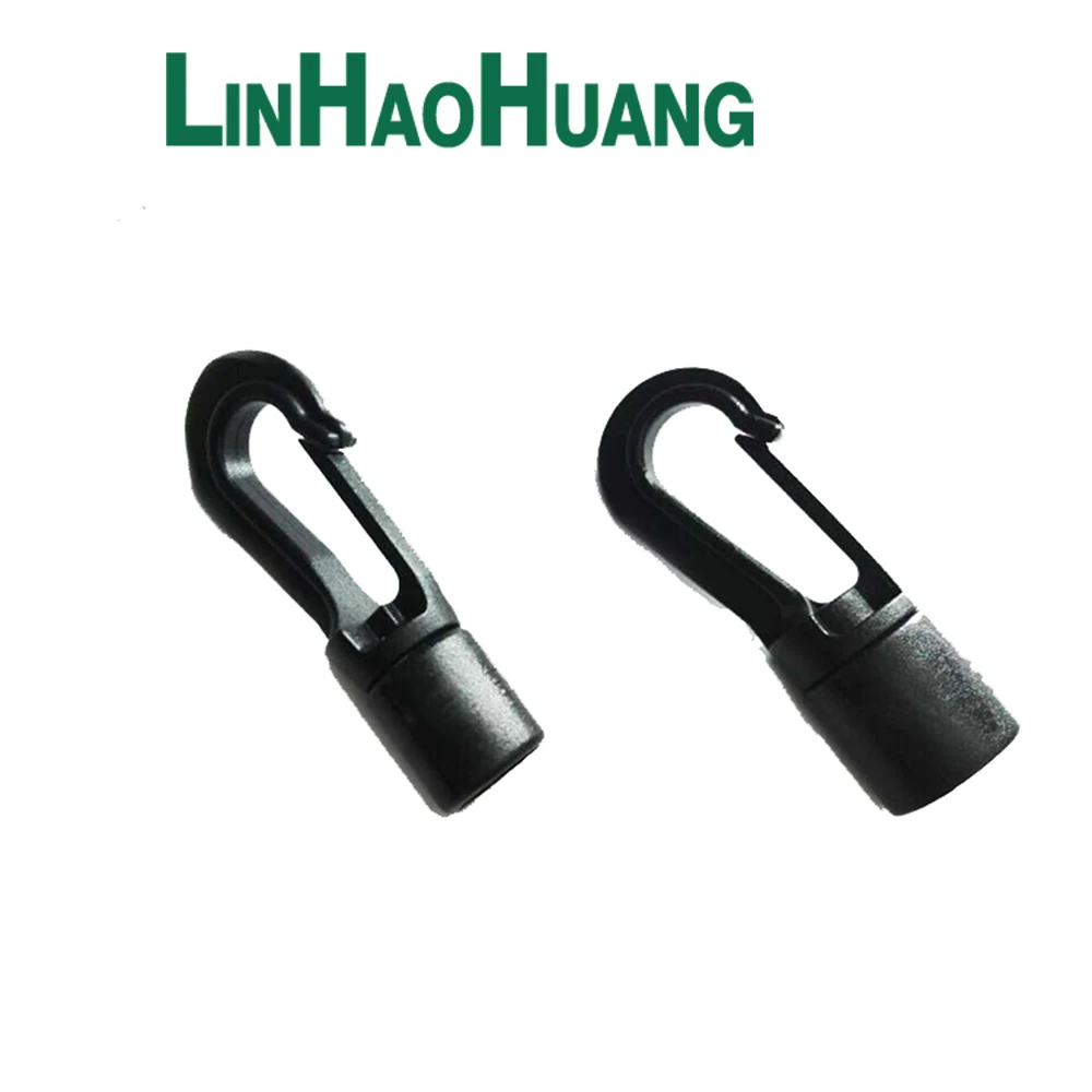 50 шт./лот черный пластиковый пружинный зажим с поворотом на 360 градусов