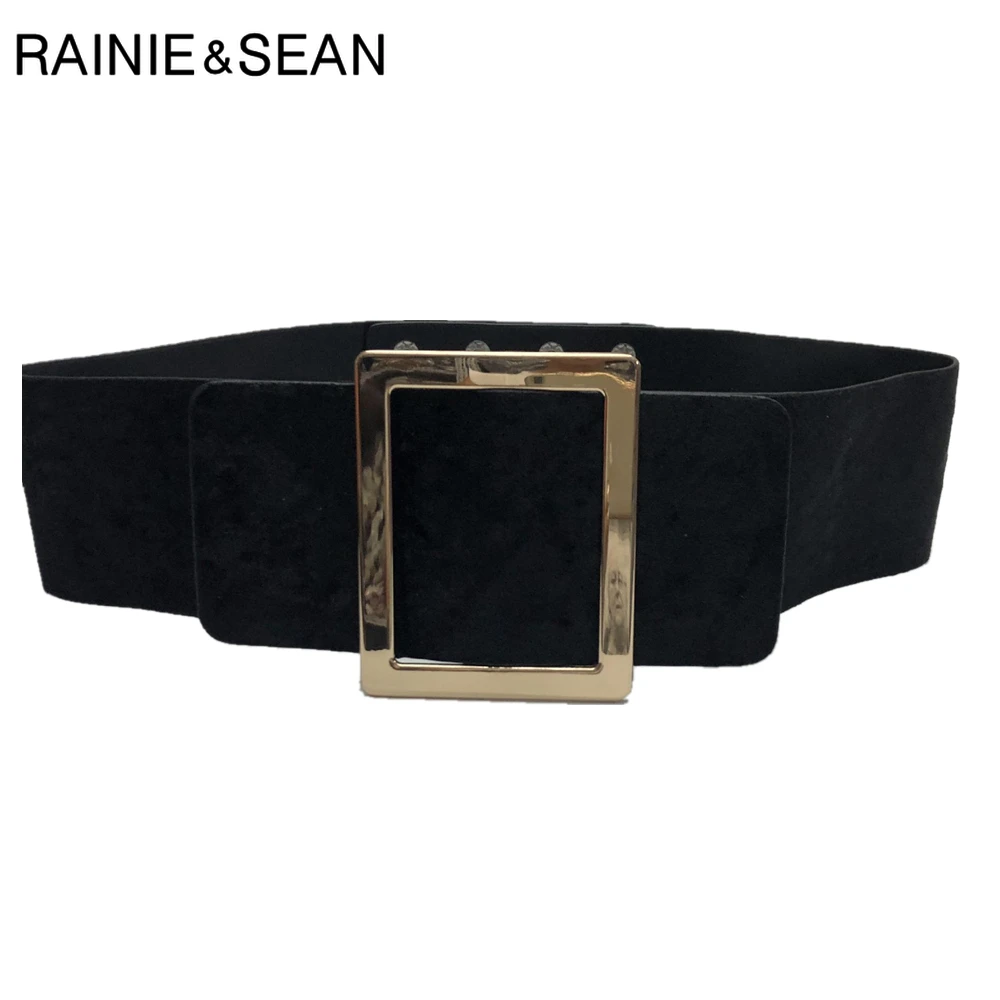 Ремень из искусственной кожи Женский винтажный пояс с широким поясом Синий