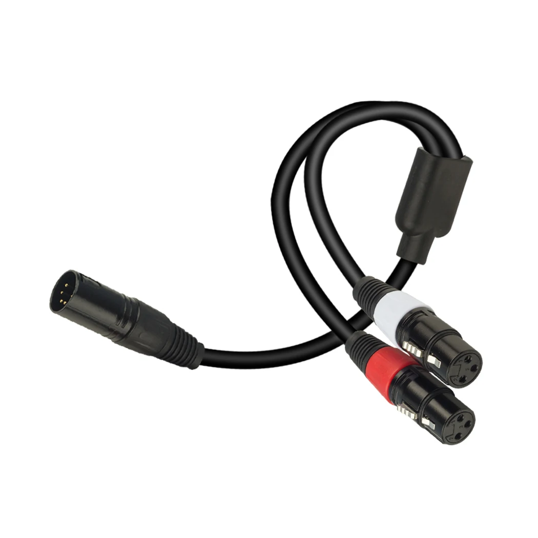 0.5 м аудио кабель XLR 5-контактный - 3-контактный