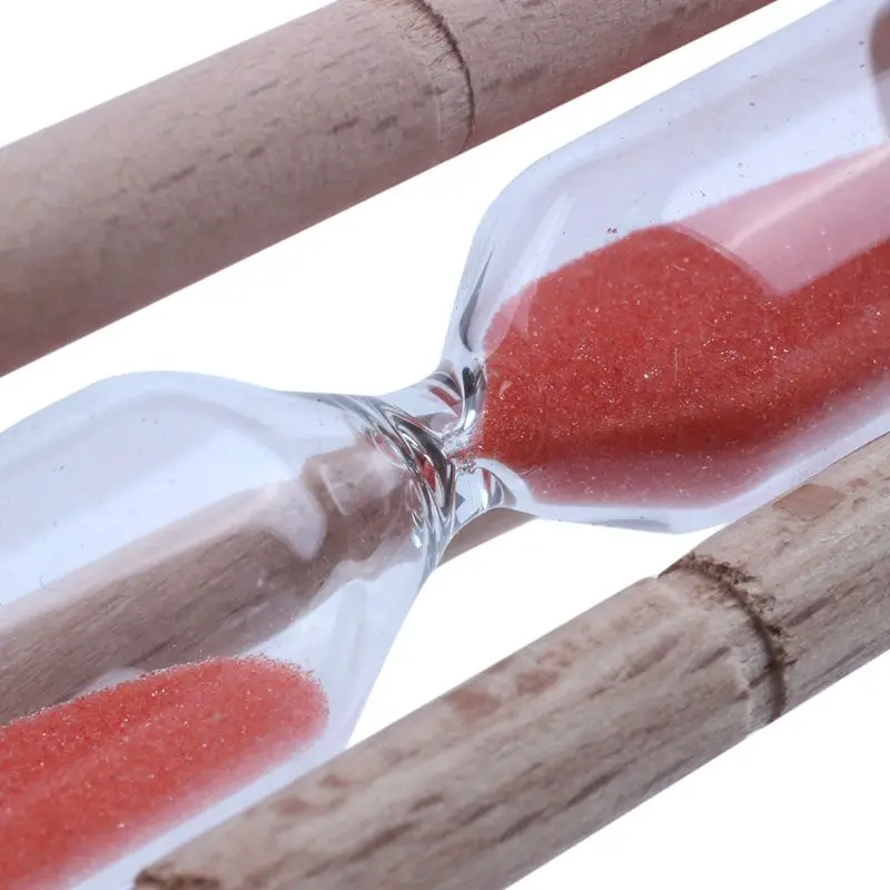 Мода 3 минуты Песочные часы Классический Бук Натуральный песок переключатель