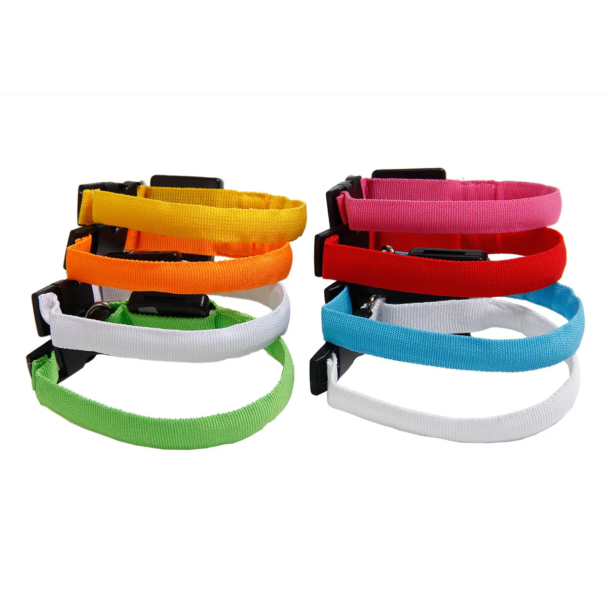 Нейлоновый ошейник для собак вспышки света Ночная Безопасность светодиодный