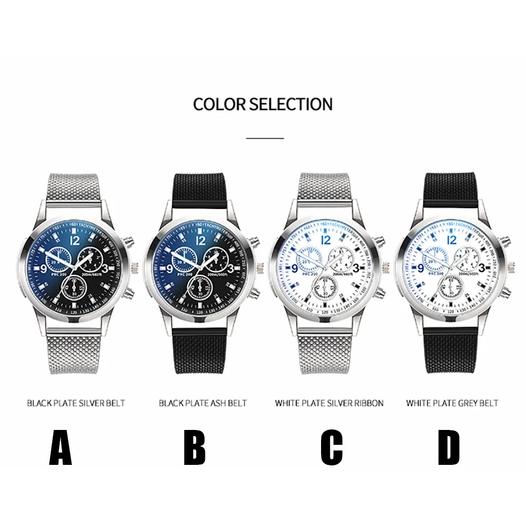 

OTOKY Men Business Luxury Watches Quartz Watch Stainless Steel Dial Casual Bracele Watch Personalized feminine Relogio Masculino
