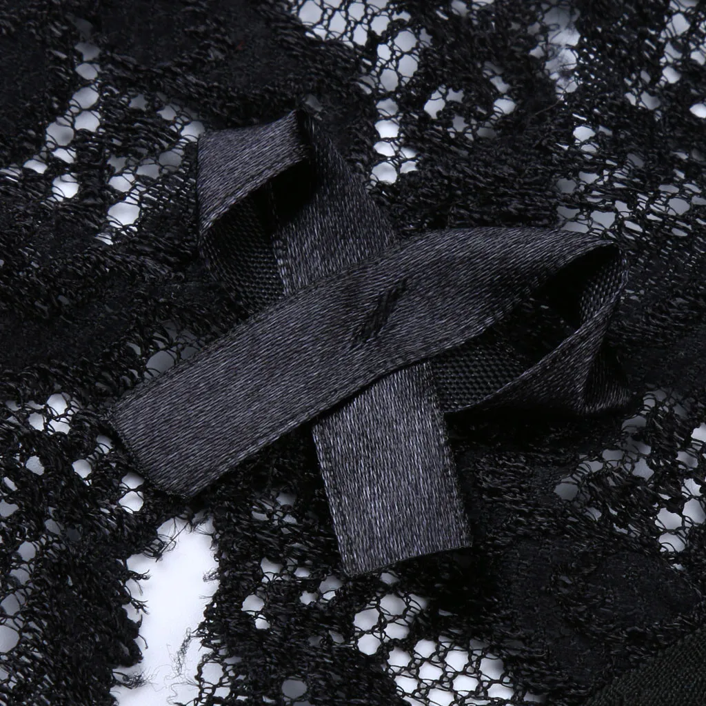 

Women Lace Sexy Lingerie Crotchless Bowknot Sexy Panties Female Temptation Low Waist Briefs G-Strings Underwear Seamless Shorts