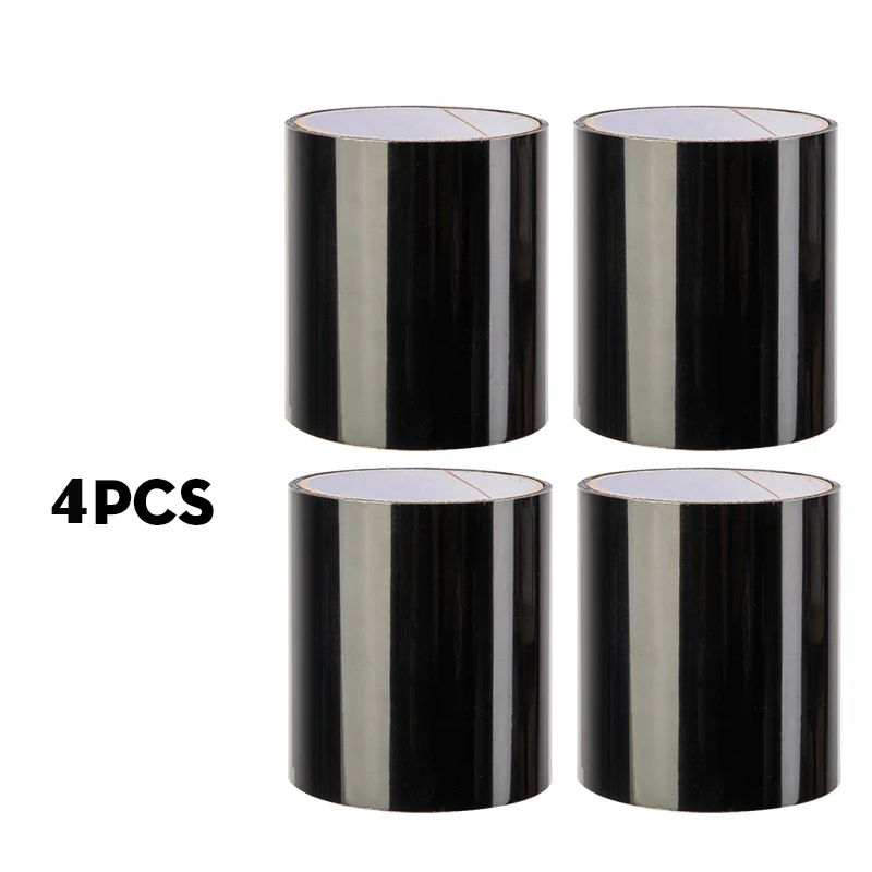 4pc black Лента супер фикс 152x10 см липкая лента клейкая лента супер сильное волокно водостойкая лента Stop Leaks Seal ремонтная лента ле - Цвет: 4pc black