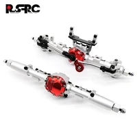 brand new alloy front rear straight complete axle for 110 axial scx10 ii 90046 90047 rc crawler car upgrade parts