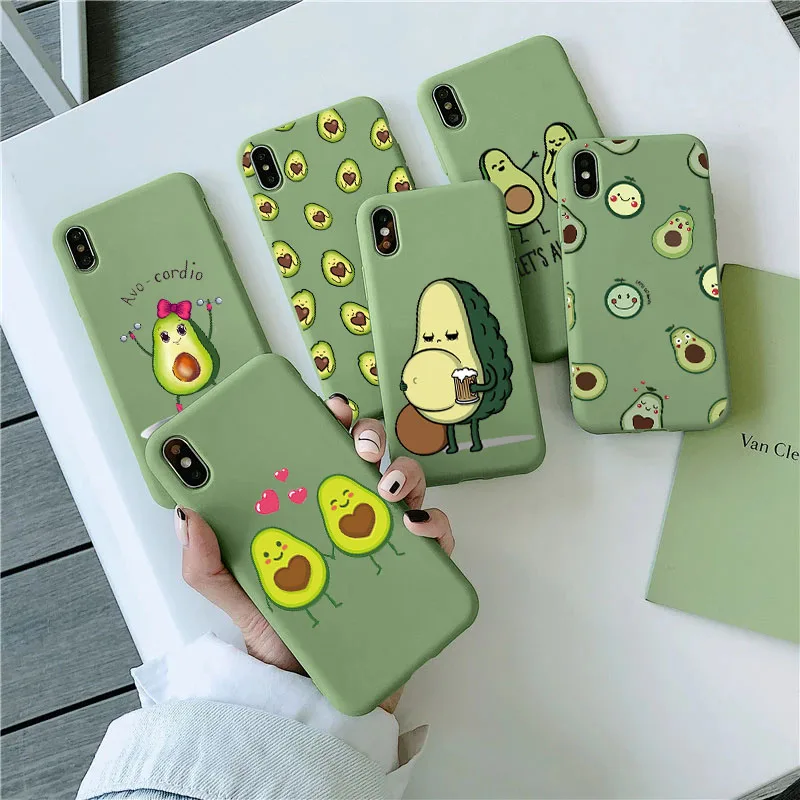 Чехлы из ТПУ с изображением авокадо фруктов для Huawei Honor P Smart Y9 Prime Y7 2019 2020 8X Nova 6 SE 3 3i
