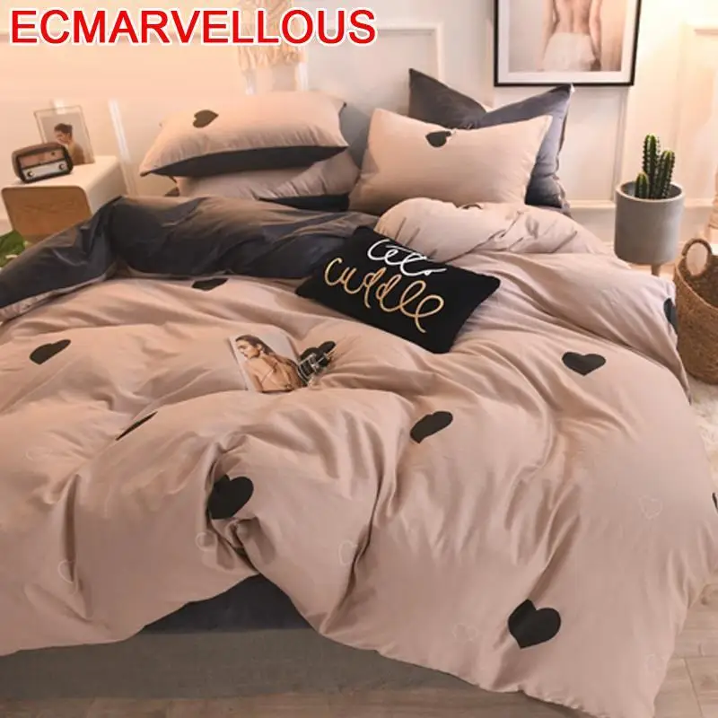 Jogo King Size Fundas Nordicas Sabanas индивидуальная пододеяльник льняная Ropa De Cama хлопковая