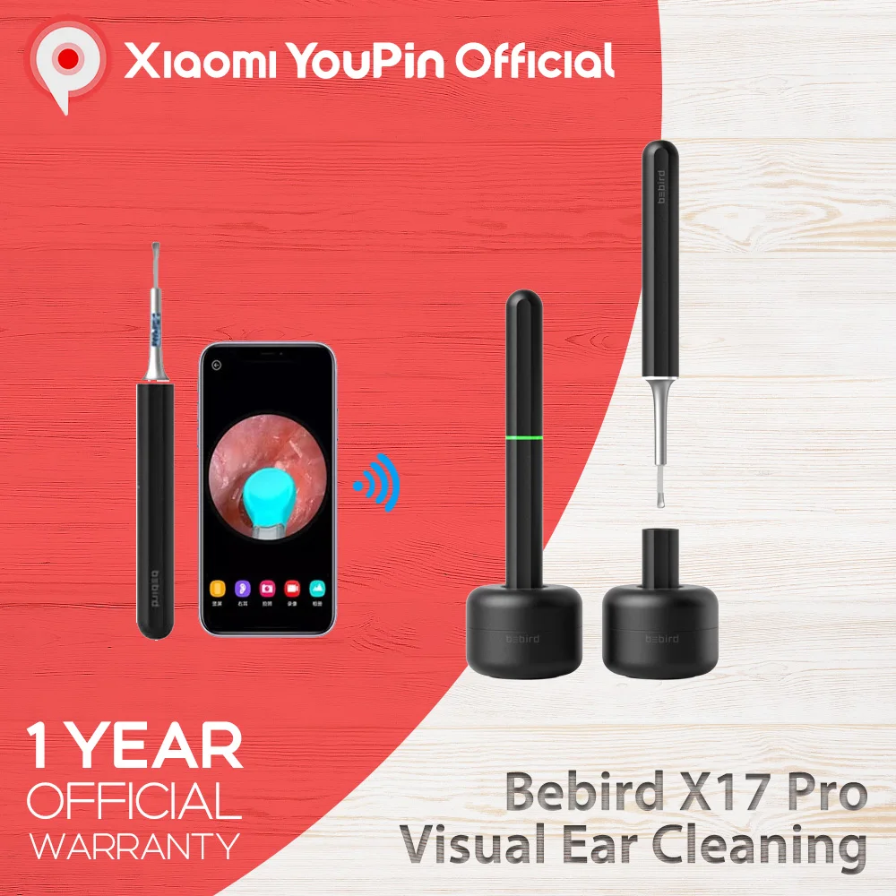 Youpin Bebird X17 Pro M9 Smart видео Ухо Очистка эндоскоп ушной серы набор крючков для захвата