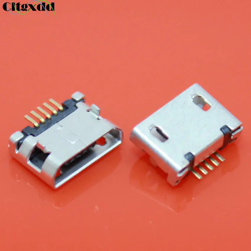 1 шт. разъем Micro USB Cltgxdd 5 Pin плоский штекер DIP зарядный порт для Samsung Lenovo Huawei ZTE HTC
