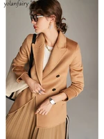 real 100 wool coat women korean autumn winter jacket women coats 2020 double sided wool womens clothing sobretudo feminino