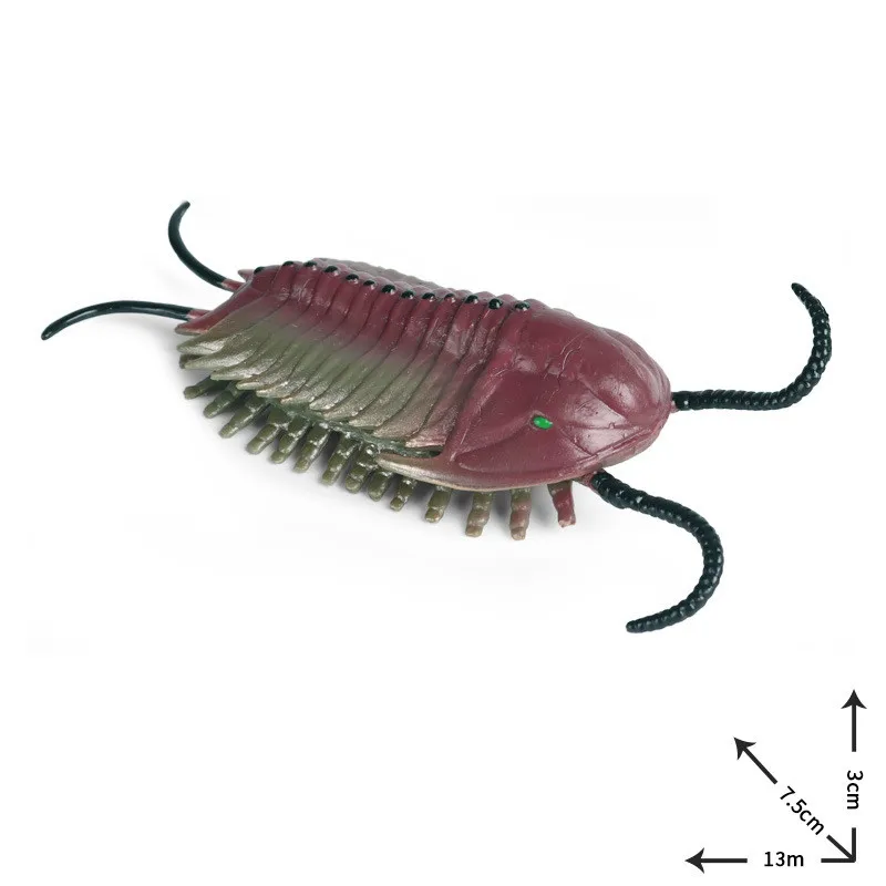 Сороконожка трилобита фигурка животного модель подарки коллекционер Декор