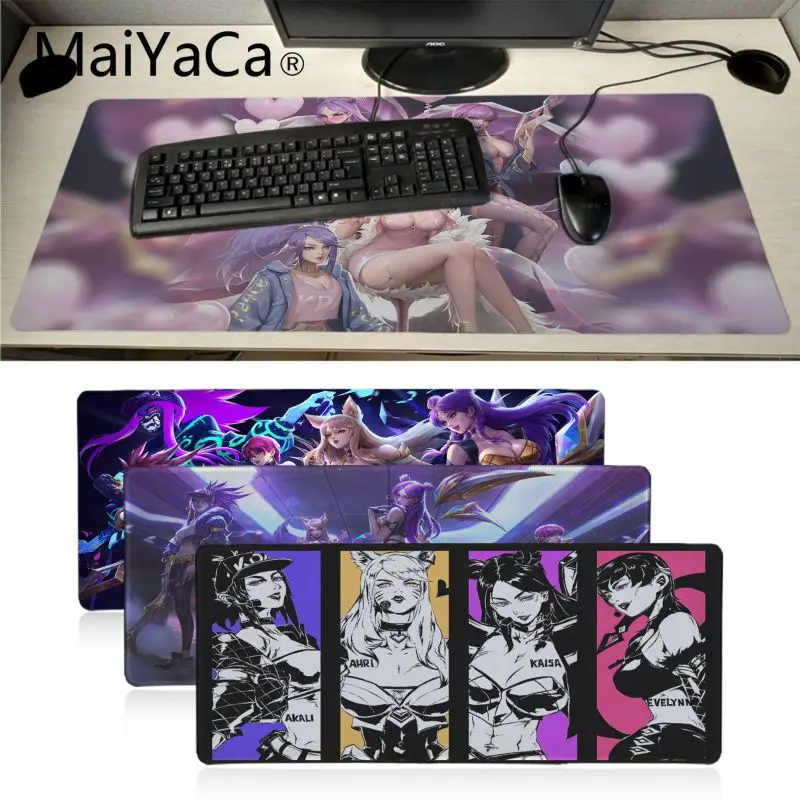 Maiyaca League of Legends virtual girl band K DA KaiSa2 настольная клавиатура Игровой Коврик для мыши