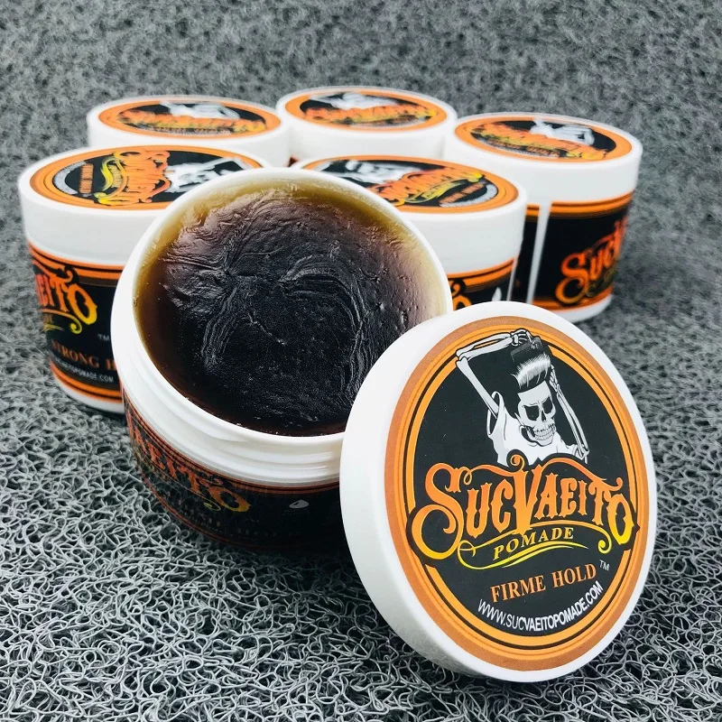 Скелет волос помады Сильный Стиль Восстановление помады волос Waxcream нарезанное масло грязи держать мужчин волосы масло без оригинала - Цвет: Бежевый